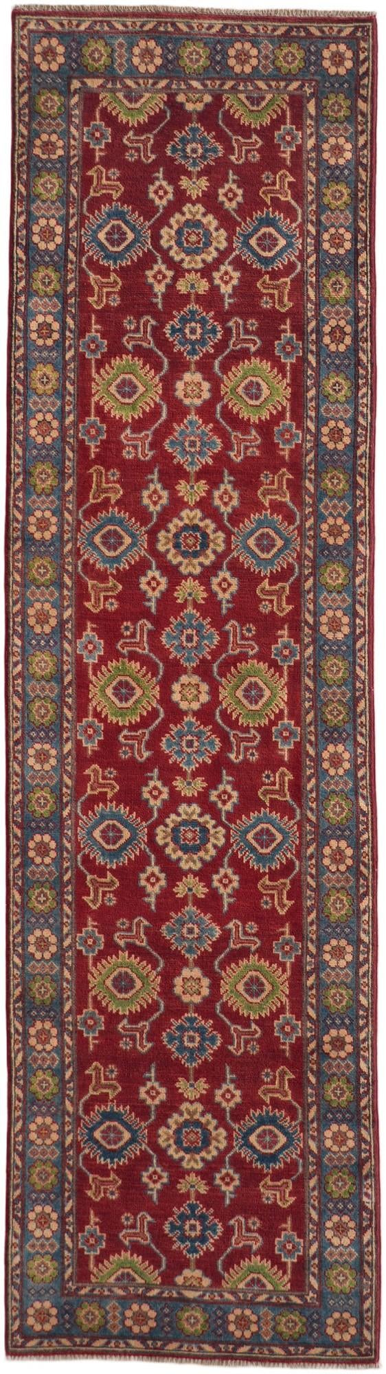 Detail image 2 of 11: 2' 8 x 9' 7 Hand Knotted Kazak Runner Rug