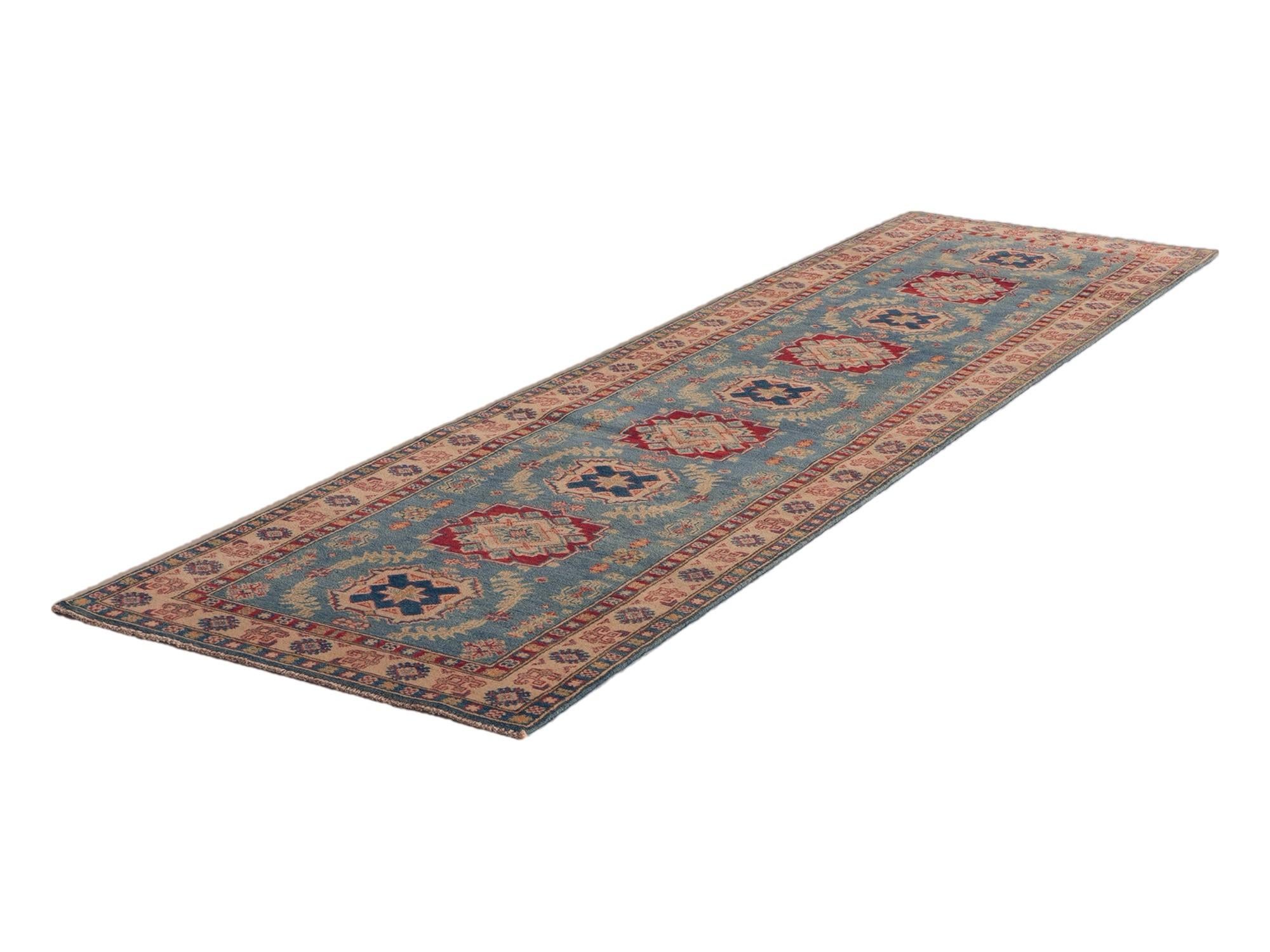 Detail image 4 of 12: 2' 7 x 10' 1 Hand Knotted Kazak Runner Rug