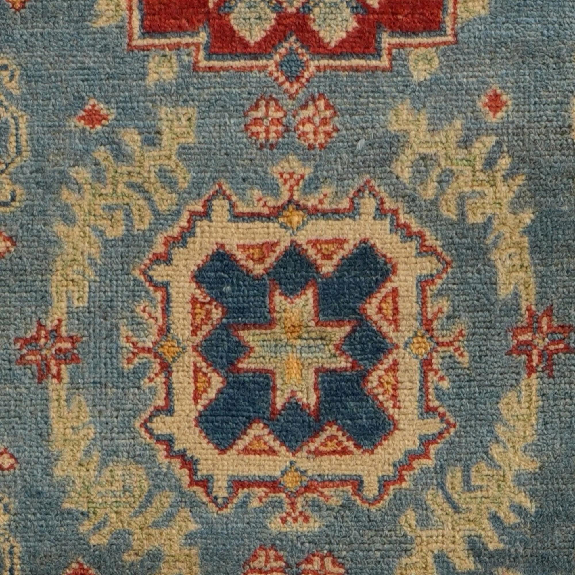 Detail image 11 of 12: 2' 7 x 10' 1 Hand Knotted Kazak Runner Rug