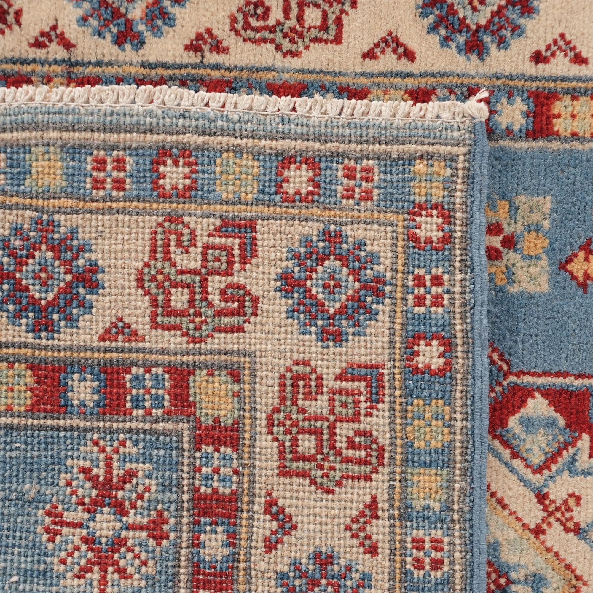 Detail image 12 of 12: 2' 7 x 10' 1 Hand Knotted Kazak Runner Rug