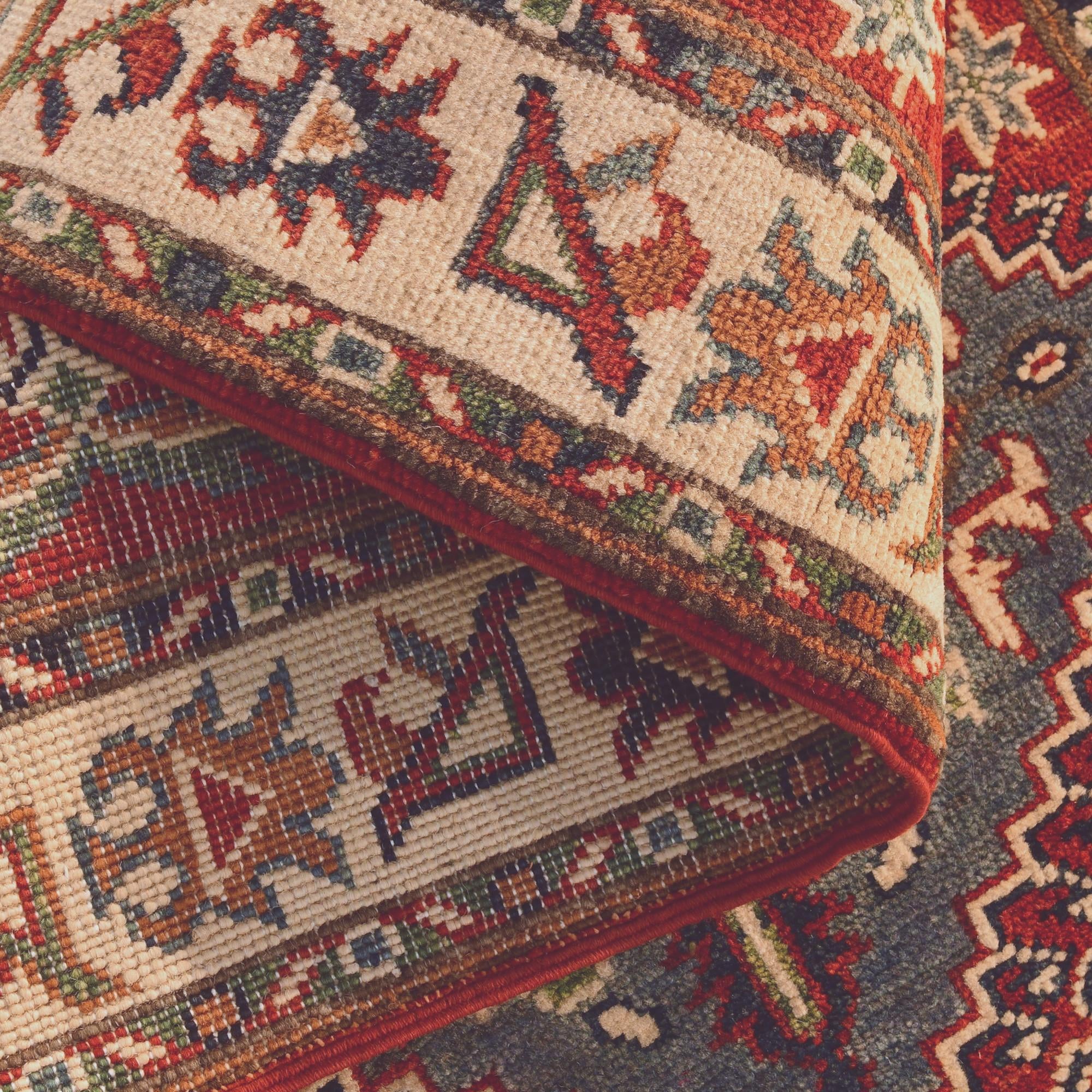 2' 6 x 9' 11 Hand Knotted Kazak Runner Rug