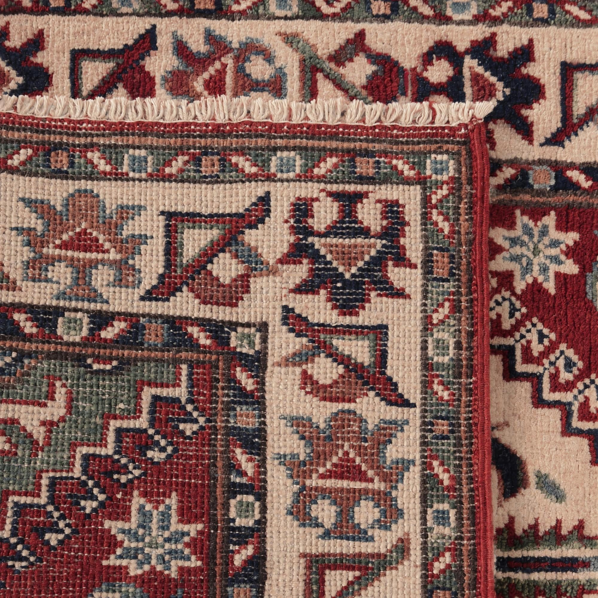 2' 6 x 9' 11 Hand Knotted Kazak Runner Rug