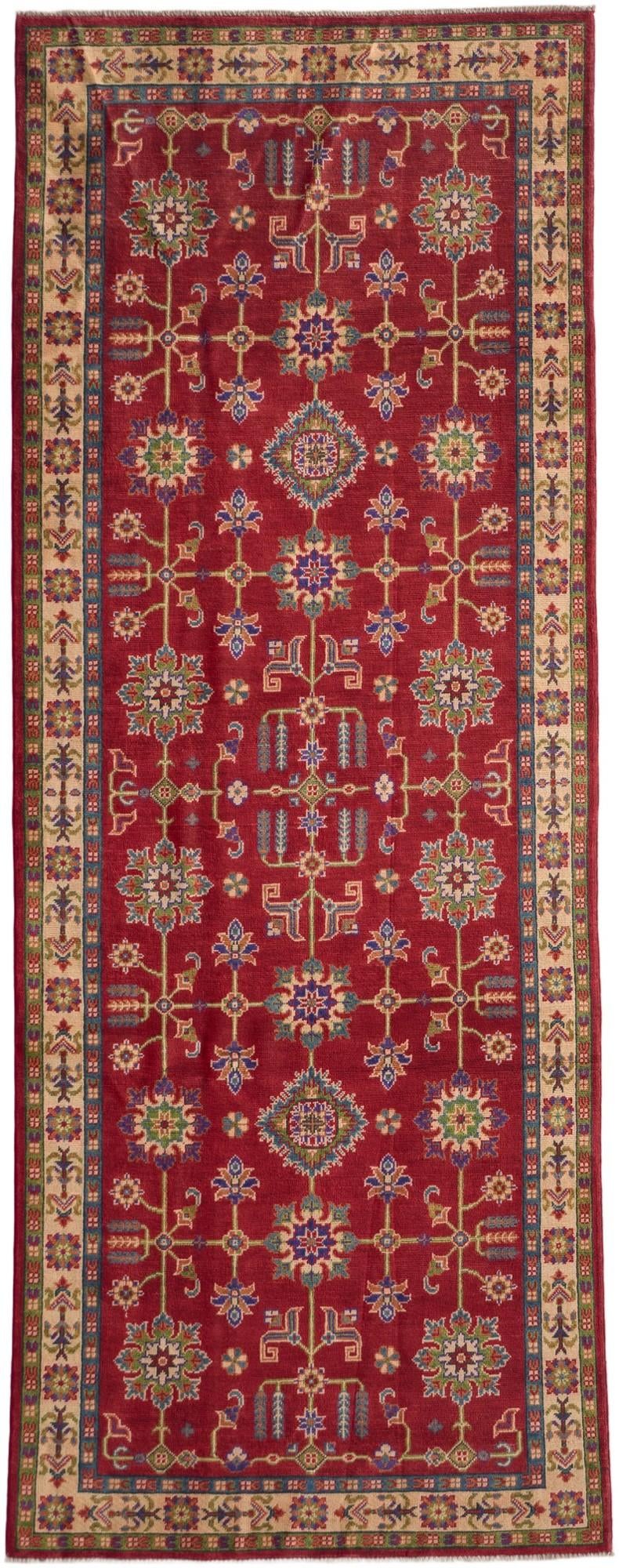 Detail image 2 of 11: 3' 11 x 10' Hand Knotted Kazak Runner Rug