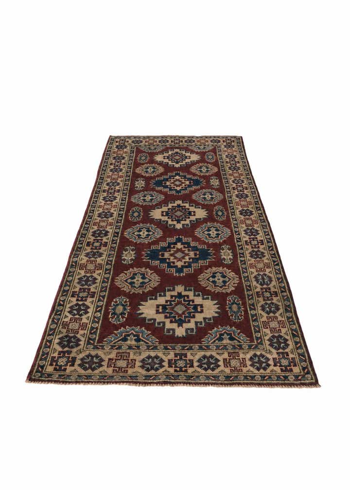 2' 8 x 6' 6 Hand Knotted Kazak Runner Rug