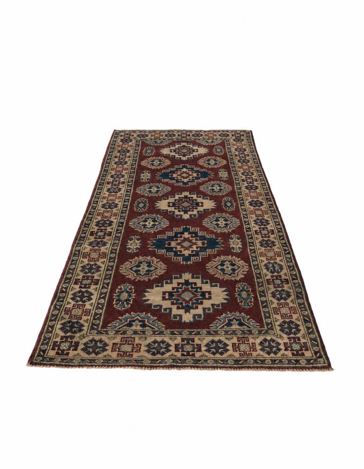 Detail image of 2' 8 x 6' 6 Hand Knotted Kazak Runner Rug