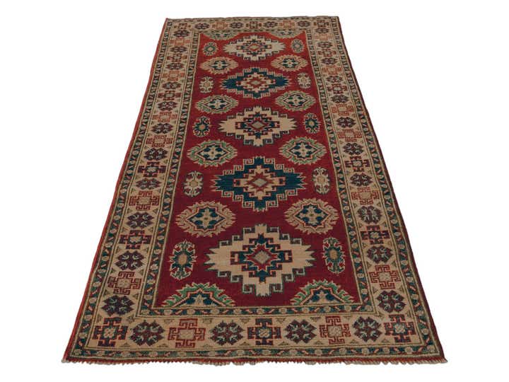2' 8 x 6' 6 Hand Knotted Kazak Runner Rug