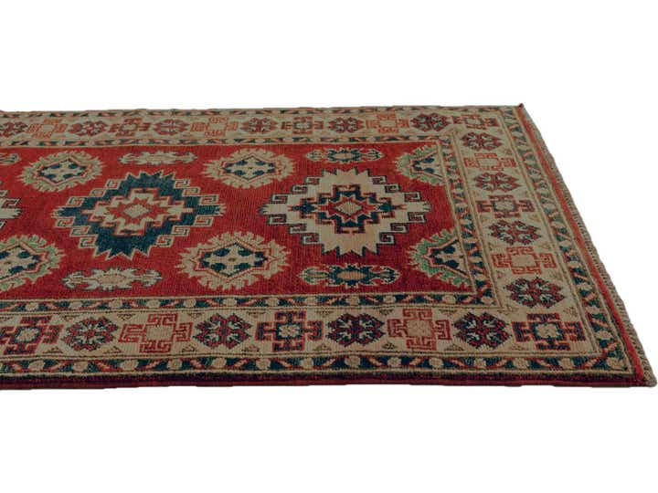 2' 8 x 6' 6 Hand Knotted Kazak Runner Rug