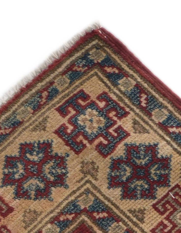 Detail image of 2' 8 x 6' 6 Hand Knotted Kazak Runner Rug