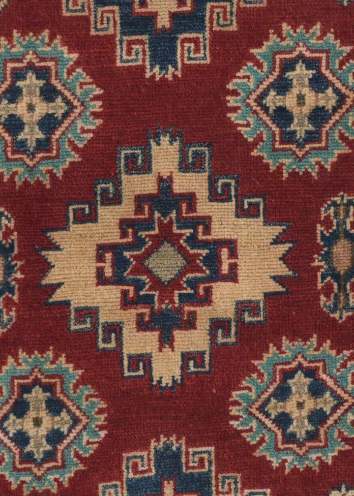 2' 8 x 6' 6 Hand Knotted Kazak Runner Rug