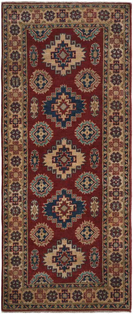 2' 8 x 6' 6 Hand Knotted Kazak Runner Rug