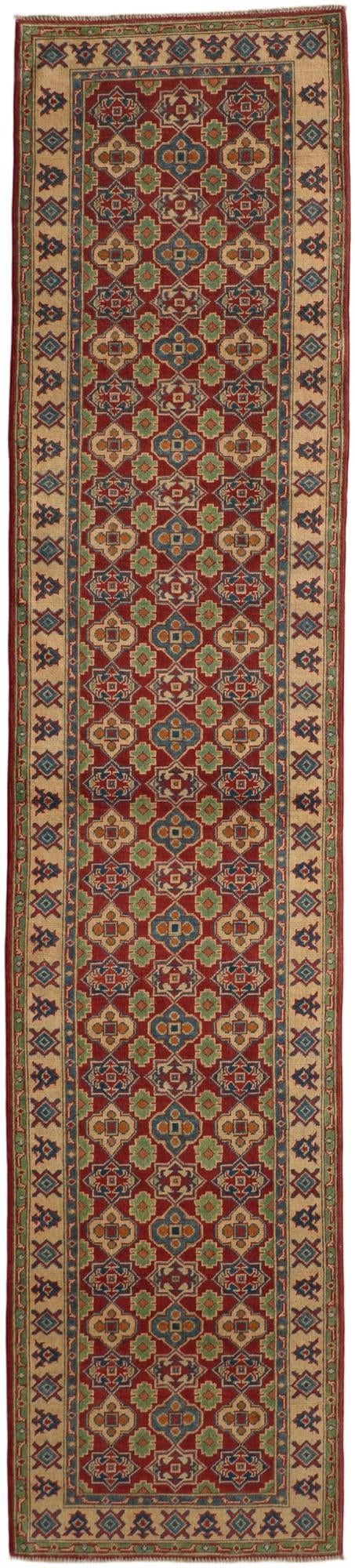 Detail image 2 of 10: 2' 10 x 12' 10 Hand Knotted Kazak Runner Rug