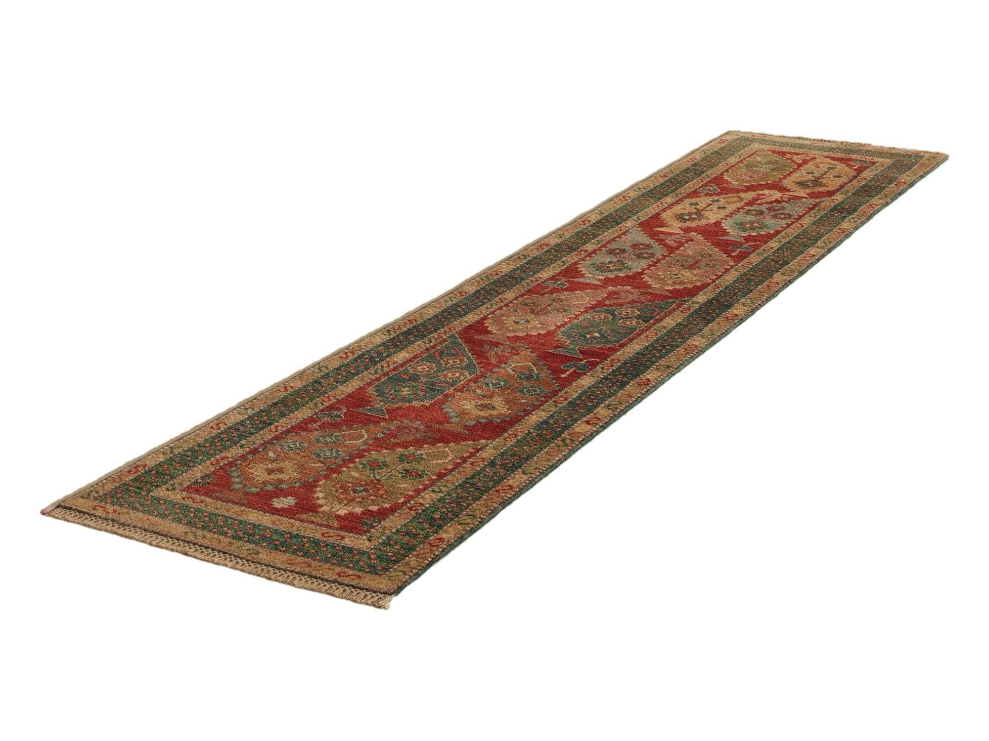 Detail image 4 of 10: 2' x 8' 10 Hand Knotted Kazak Runner Rug