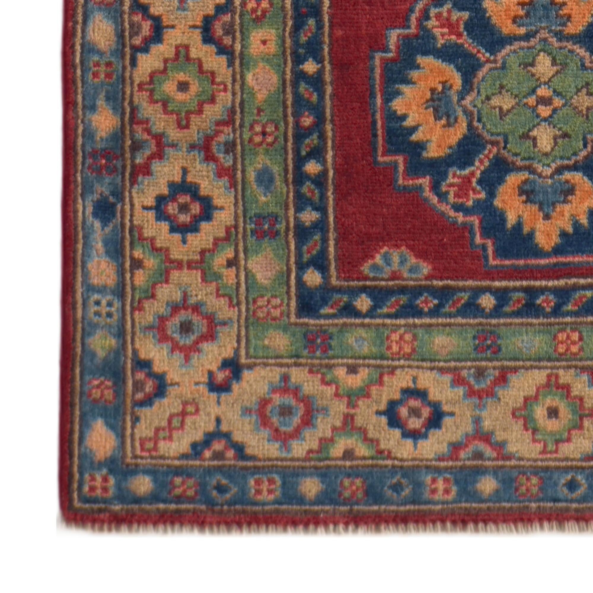 Detail image 7 of 10: 2' 9 x 9' 7 Hand Knotted Kazak Runner Rug
