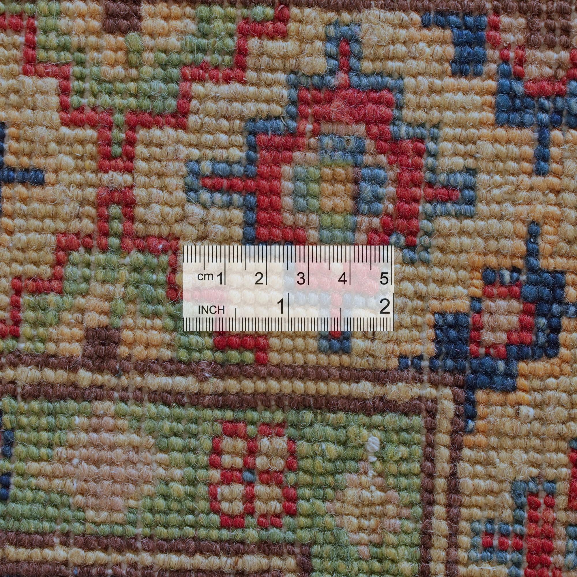 Detail image 9 of 10: 2' 9 x 9' 7 Hand Knotted Kazak Runner Rug