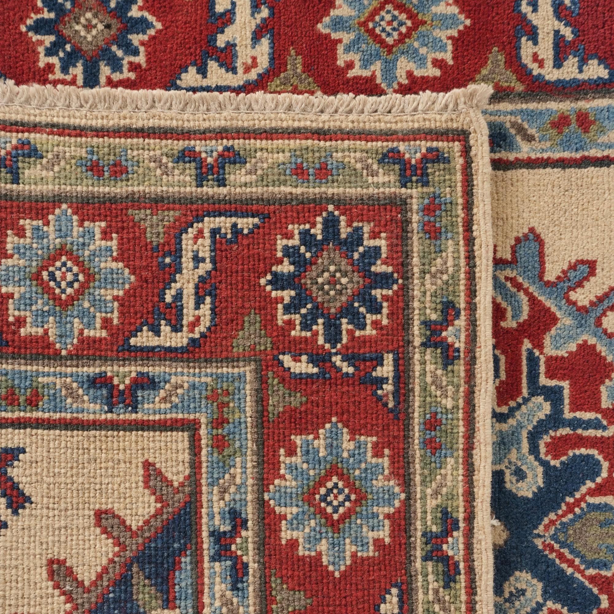 2' 11 x 10' 10 Hand Knotted Kazak Runner Rug