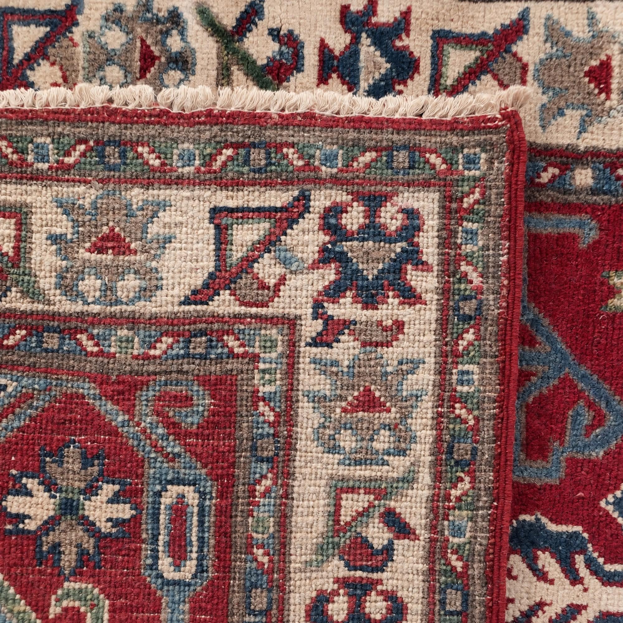 2' 8 x 9' 7 Hand Knotted Kazak Runner Rug