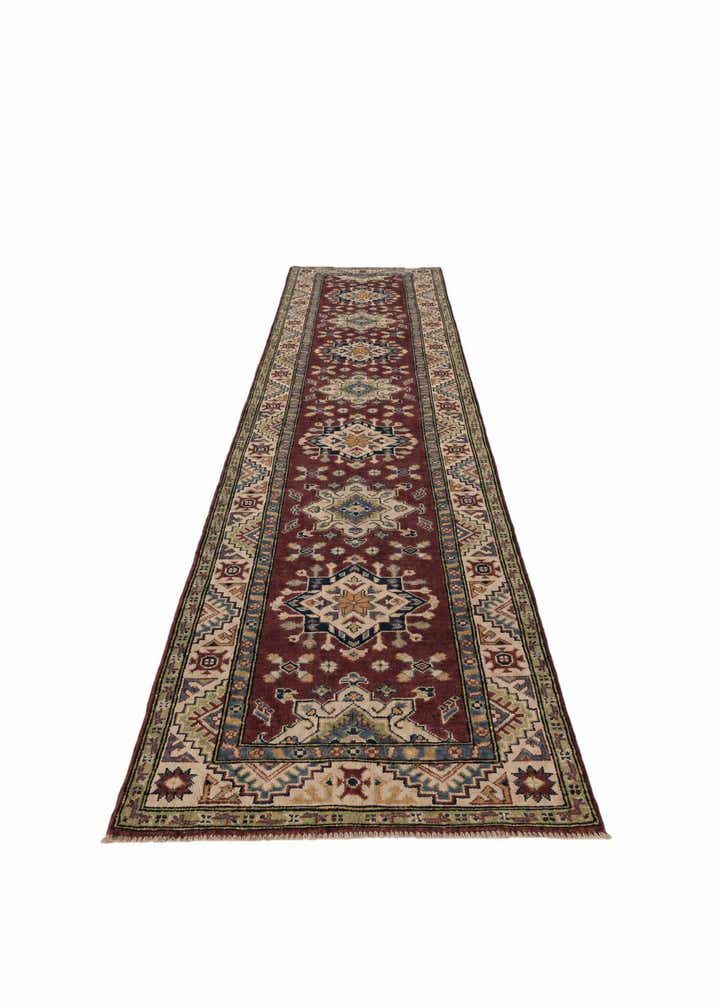 2' 10 x 13' 5 Hand Knotted Kazak Runner Rug