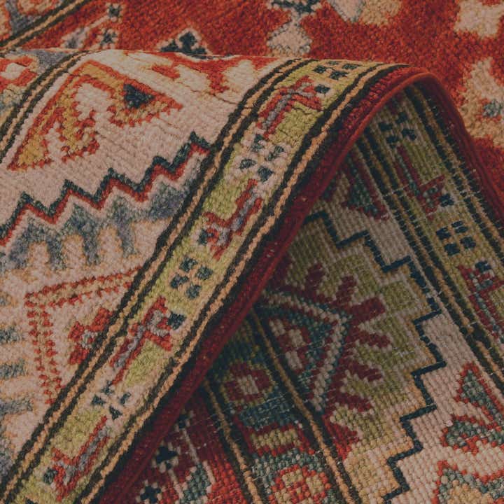 2' 10 x 13' 5 Hand Knotted Kazak Runner Rug