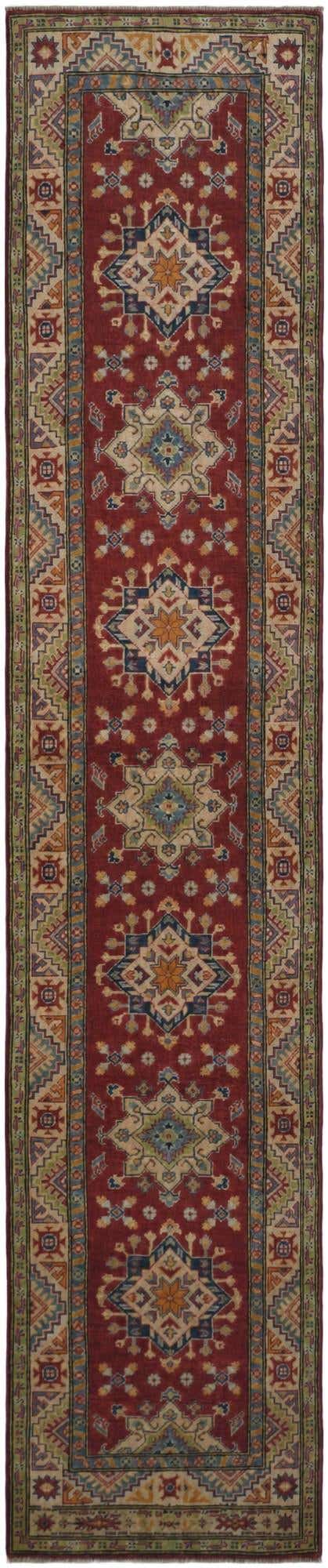 2' 10 x 13' 5 Hand Knotted Kazak Runner Rug