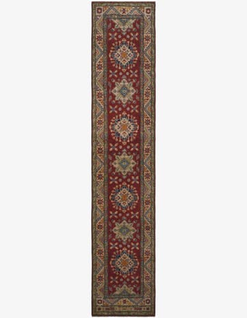2' 10 x 13' 5 Hand Knotted Kazak Runner Rug