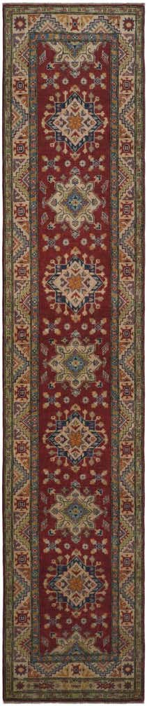 2' 10 x 13' 5 Hand Knotted Kazak Runner Rug