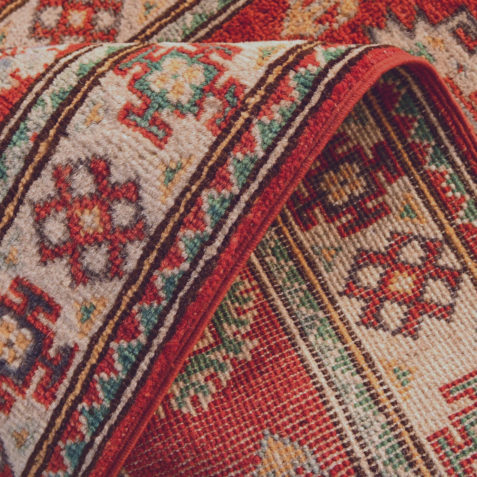 2' x 6' 1 Hand Knotted Kazak Runner Rug