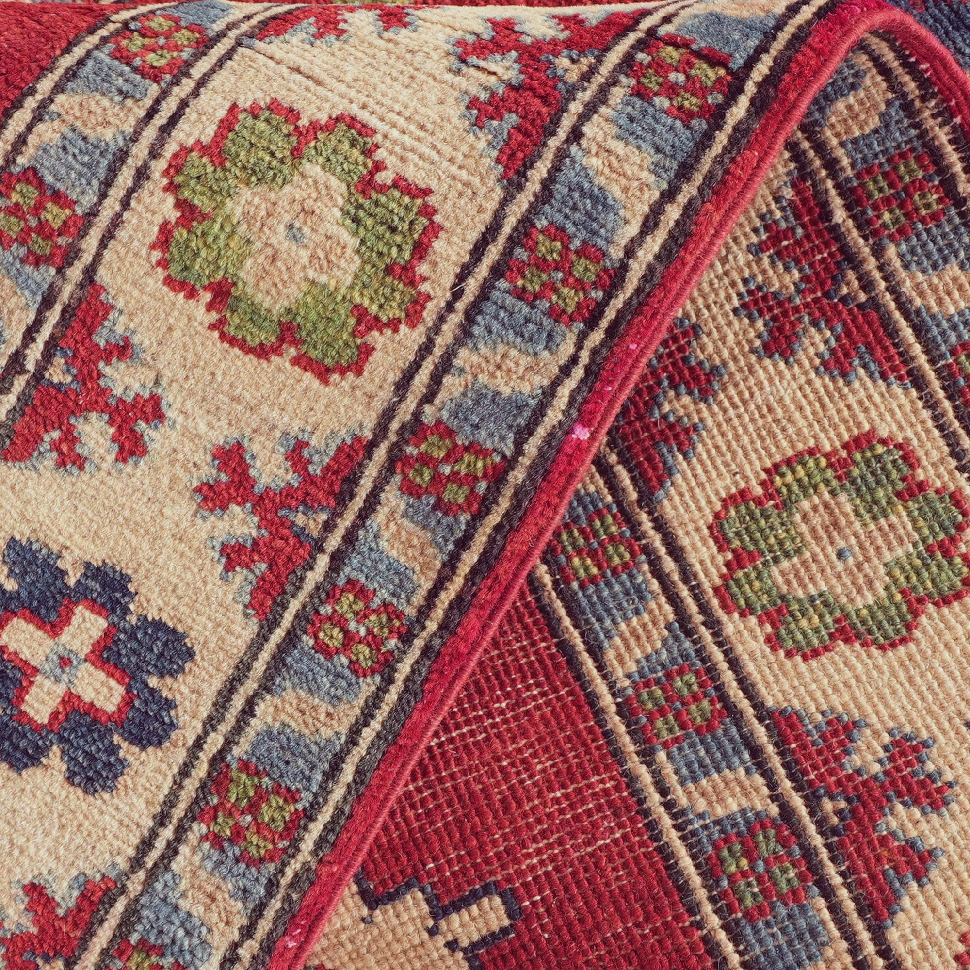 2' 8 x 6' 3 Hand Knotted Kazak Runner Rug