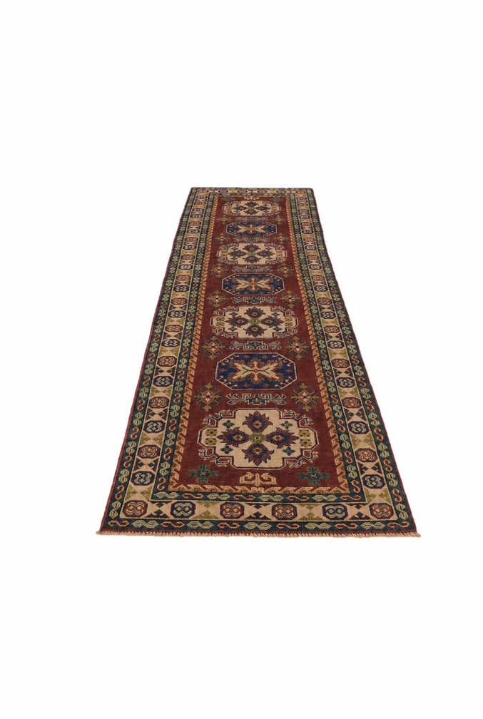 2' 6 x 10' 1 Hand Knotted Kazak Runner Rug