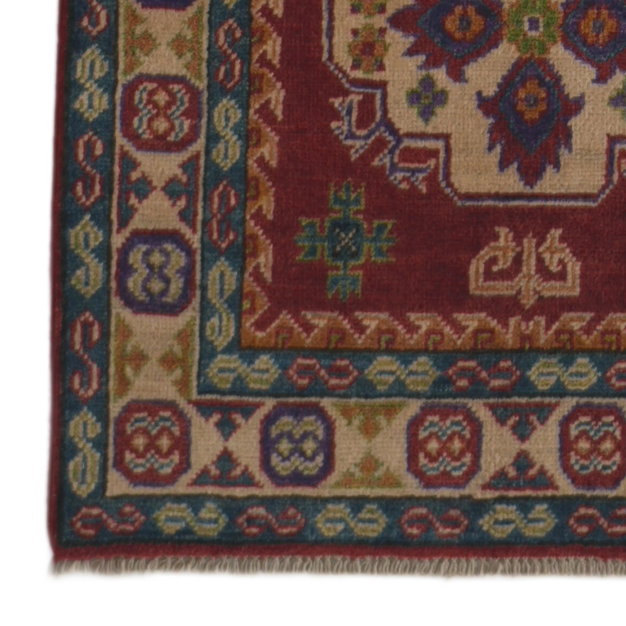 2' 6 x 10' 1 Hand Knotted Kazak Runner Rug
