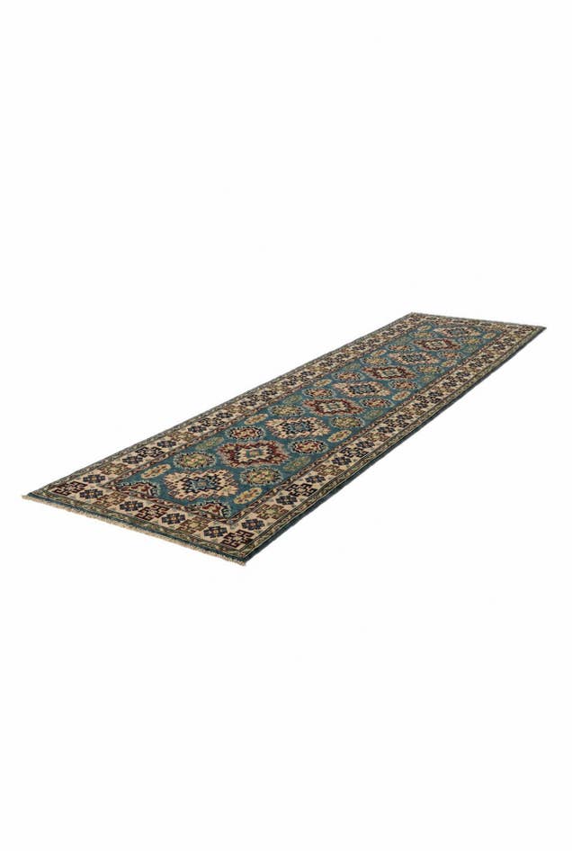 Detail image of 2' 7 x 9' 10 Hand Knotted Kazak Runner Rug