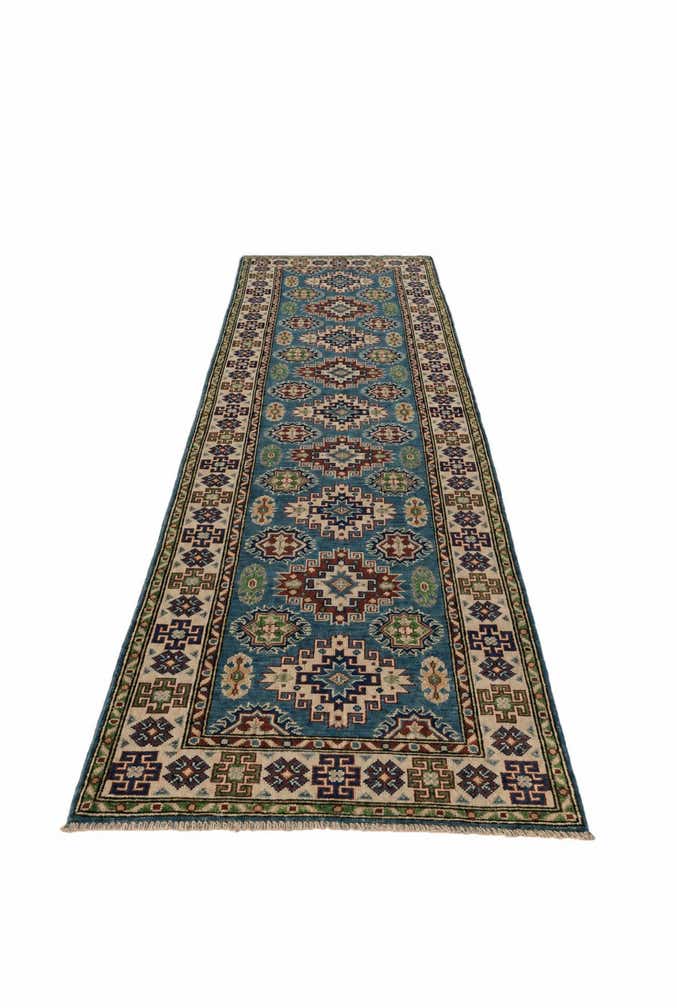 2' 7 x 9' 10 Hand Knotted Kazak Runner Rug