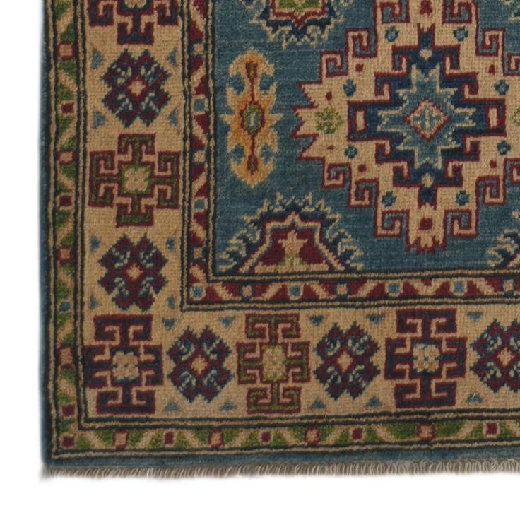 Detail image of 2' 7 x 9' 10 Hand Knotted Kazak Runner Rug