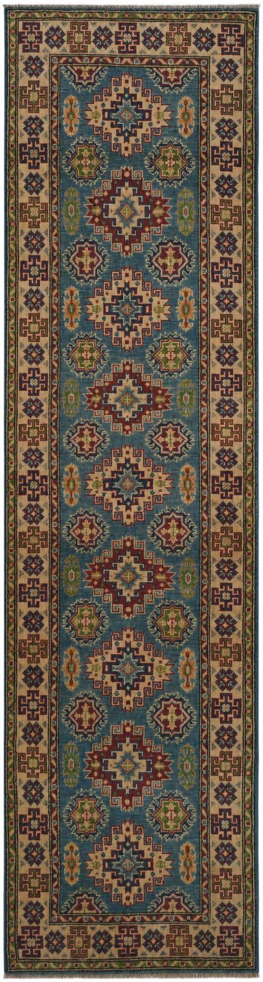 2' 7 x 9' 10 Hand Knotted Kazak Runner Rug