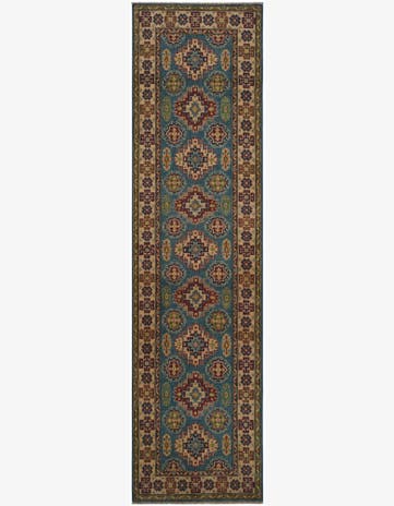 2' 7 x 9' 10 Hand Knotted Kazak Runner Rug