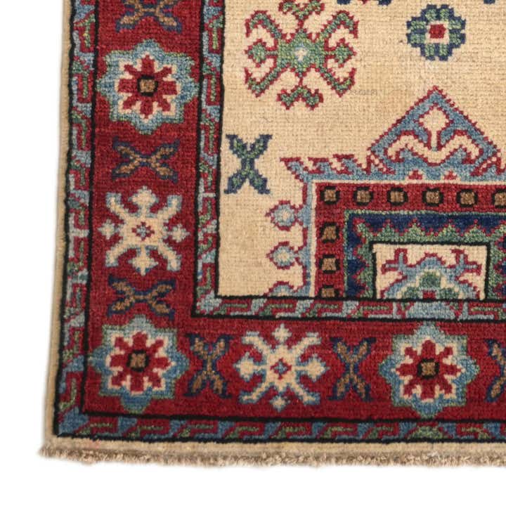 65cm x 180cm anudado a mano Kazak Alfombra Pasillera