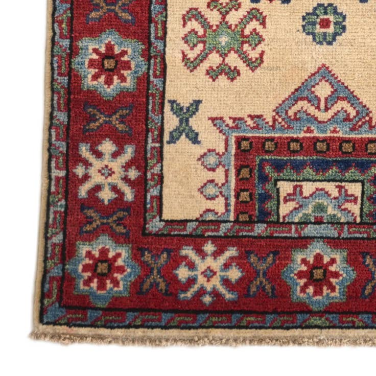 Detail image of 65cm x 180cm anudado a mano Kazak Alfombra Pasillera