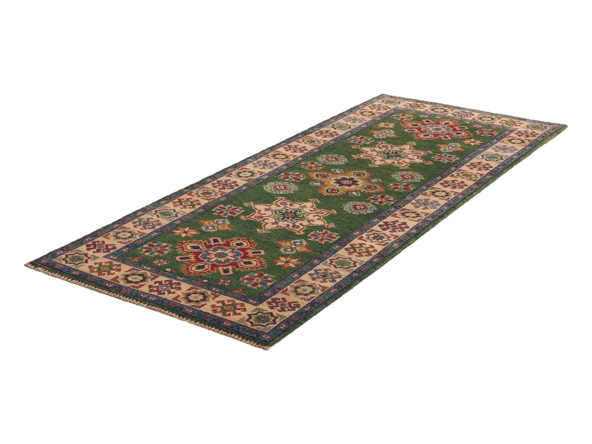 80cm x 205cm Hand Knotted Kazak Runner Rug