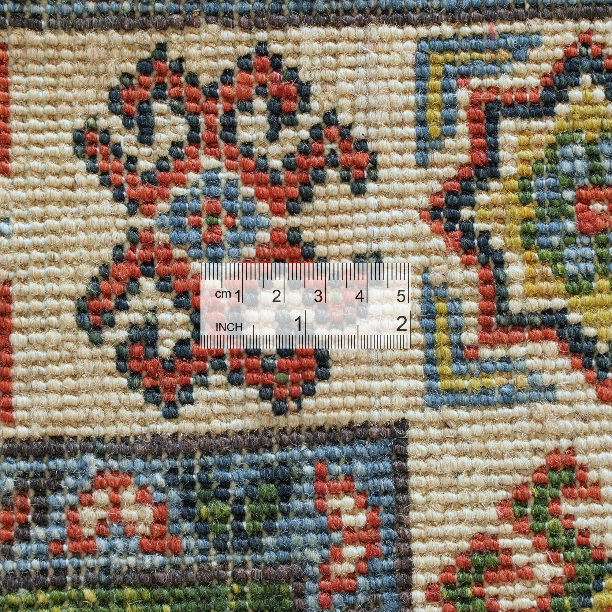 80cm x 205cm Hand Knotted Kazak Runner Rug