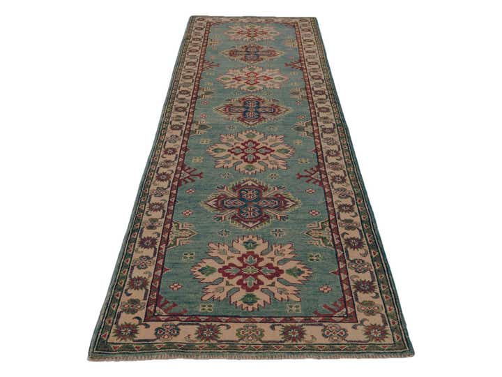 2' 9 x 9' 7 Hand Knotted Kazak Runner Rug