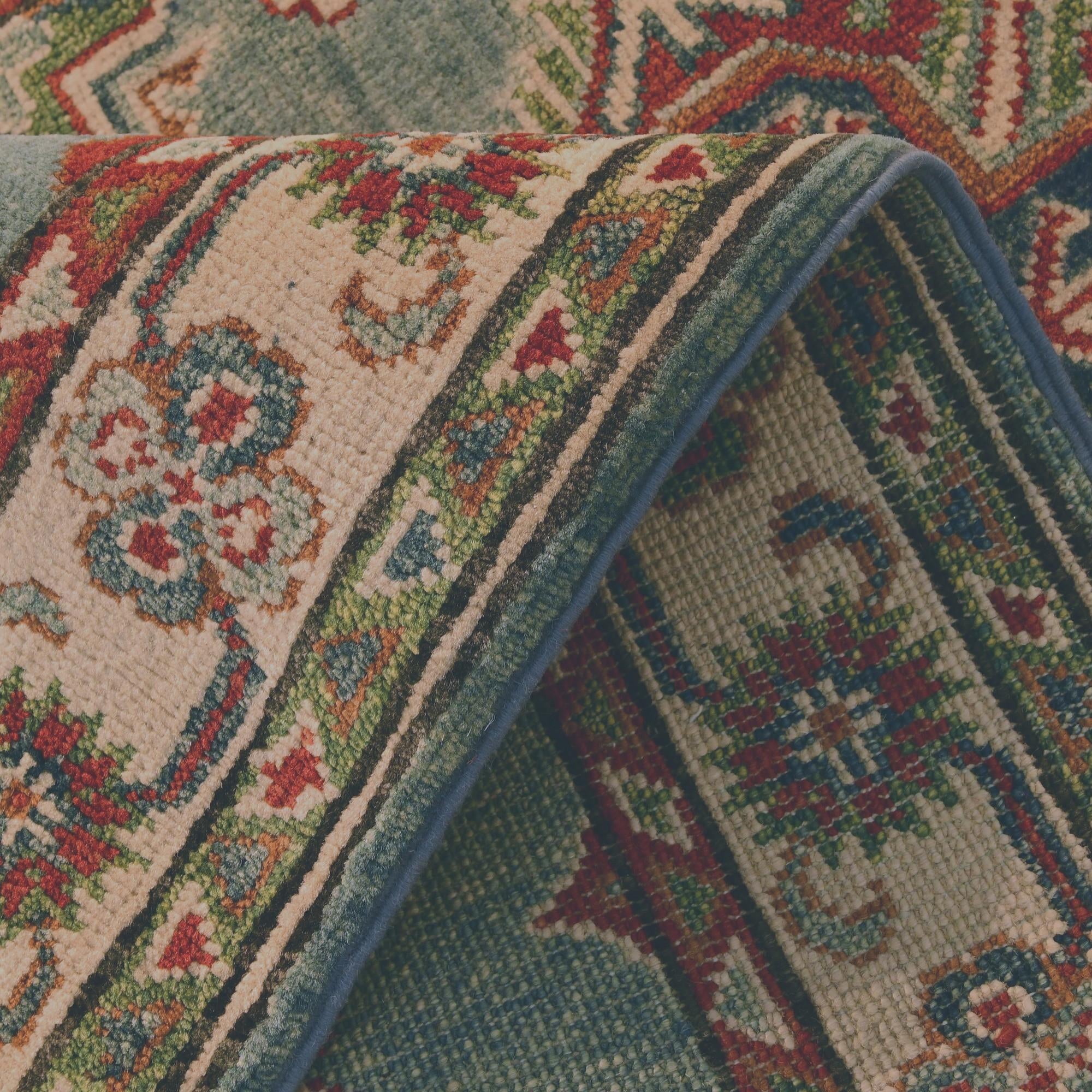 2' 9 x 9' 7 Hand Knotted Kazak Runner Rug