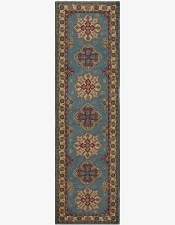 2' 9 x 9' 7 Hand Knotted Kazak Runner Rug