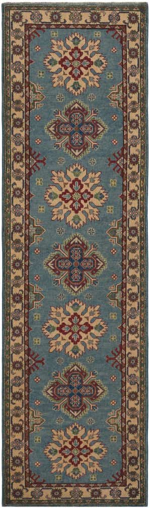 2' 9 x 9' 7 Hand Knotted Kazak Runner Rug