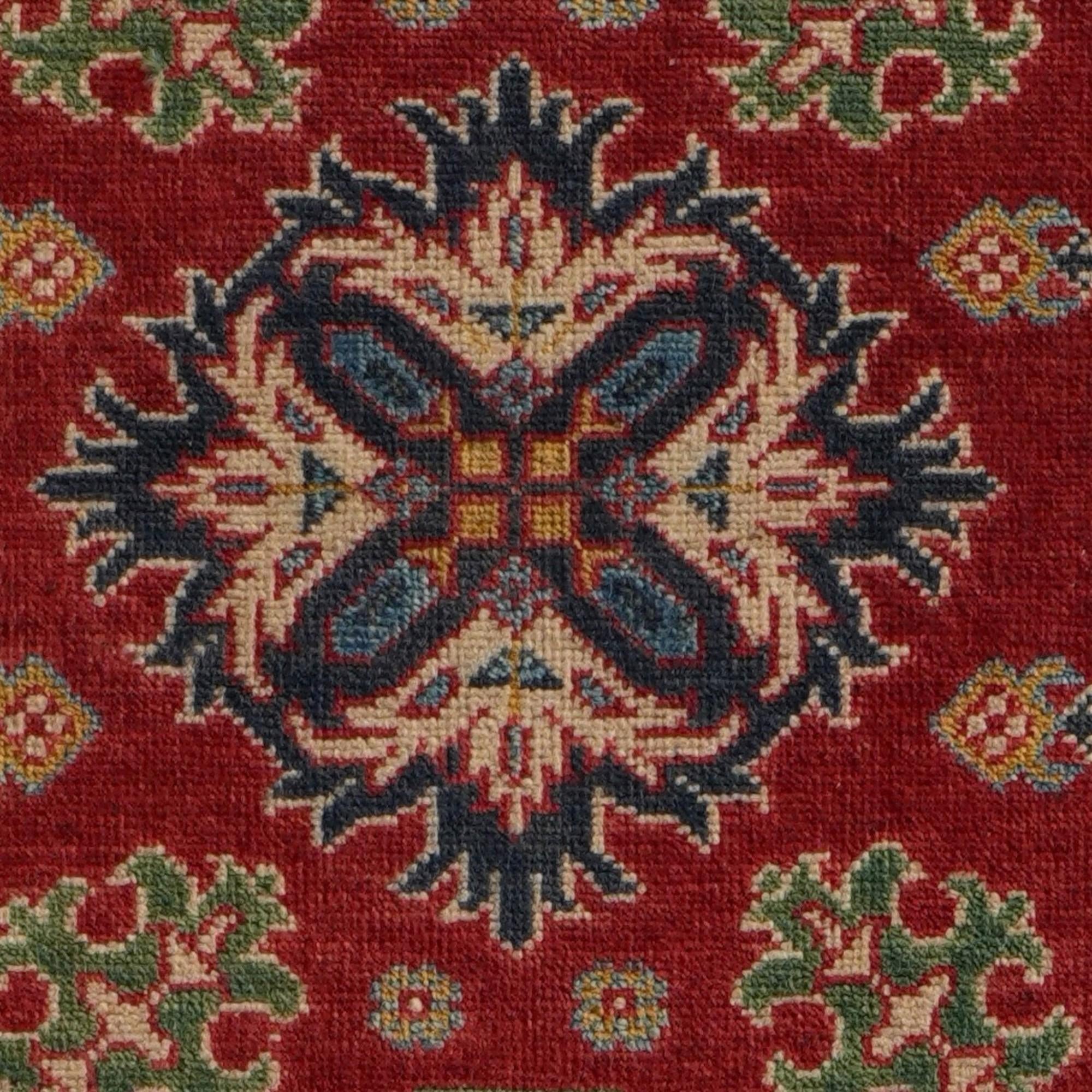 Detail image 10 of 10: 2' 9 x 9' 9 Hand Knotted Kazak Runner Rug