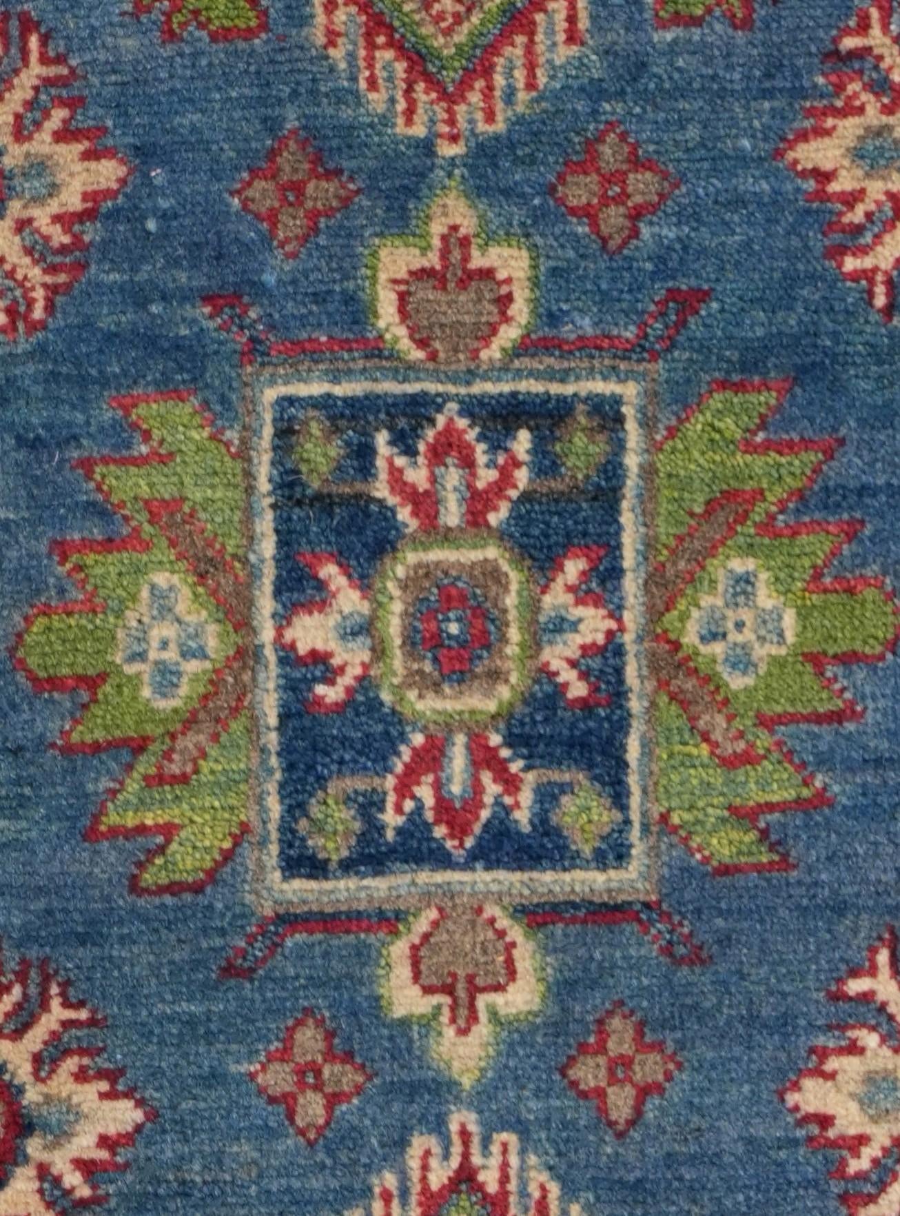 1' 11 x 5' 11 Hand Knotted Kazak Runner Rug