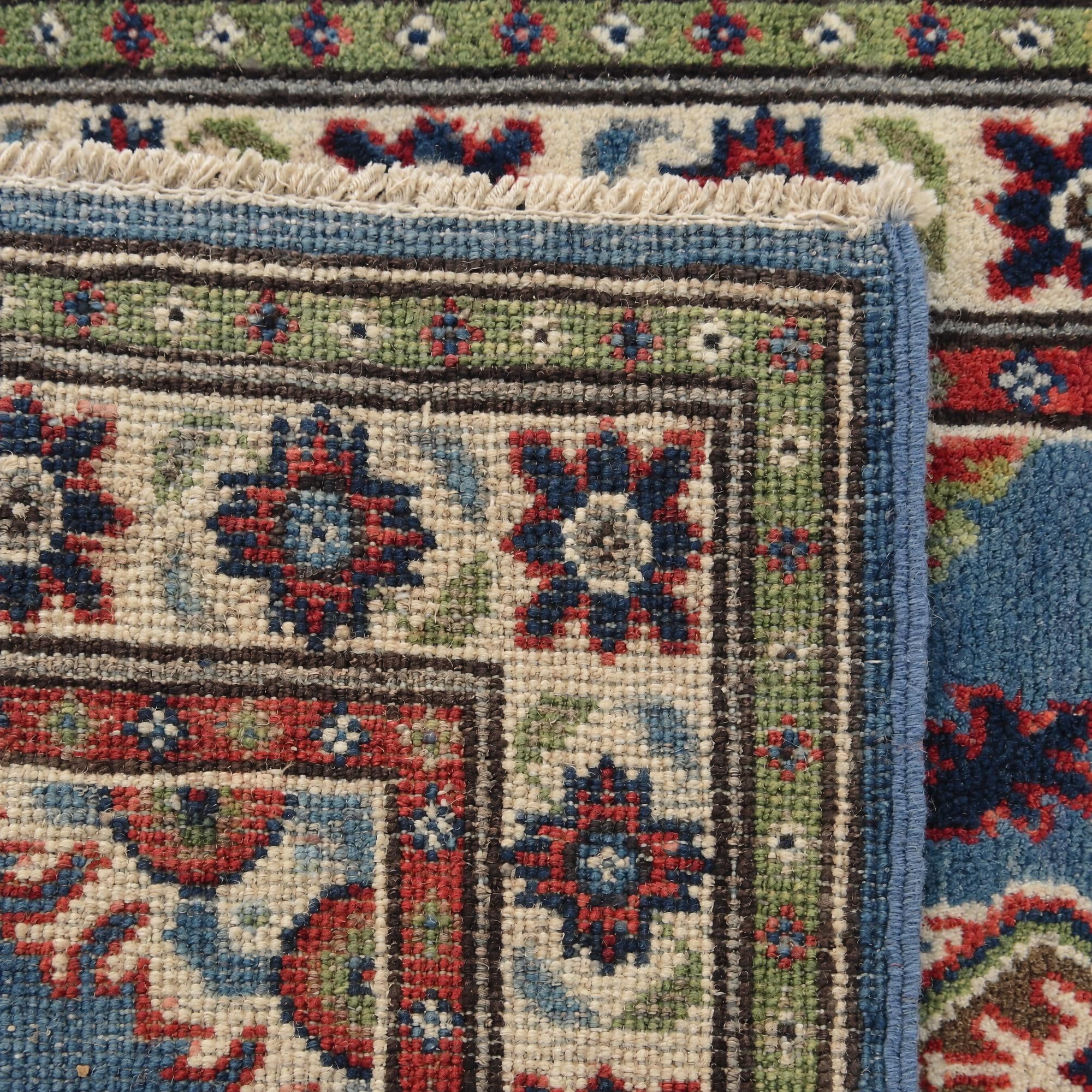 60cm x 180cm anudado a mano Kazak Alfombra Pasillera