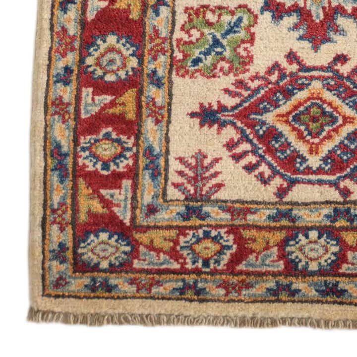 65cm x 190cm Hand Knotted Kazak Runner Rug