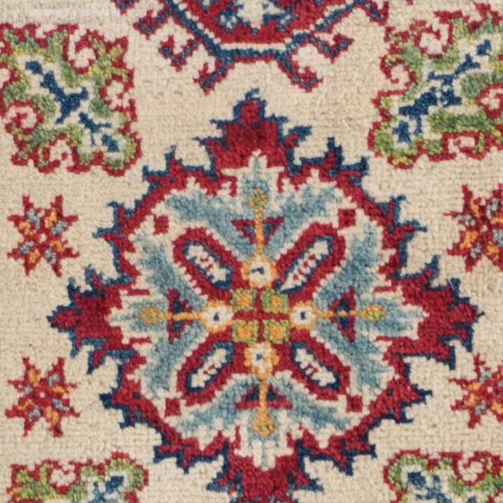 65cm x 190cm Hand Knotted Kazak Runner Rug