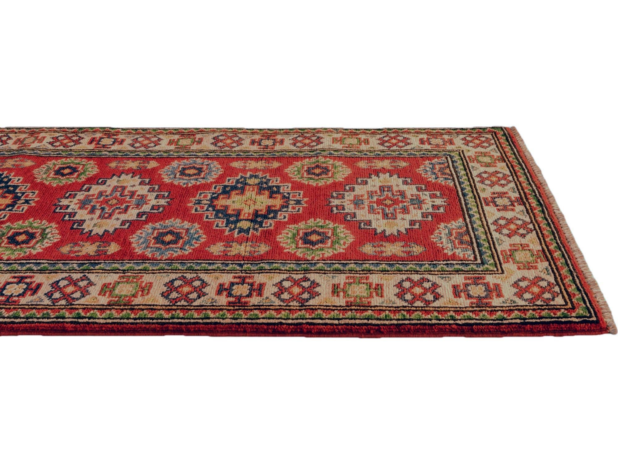 2' x 5' 11 Hand Knotted Kazak Runner Rug