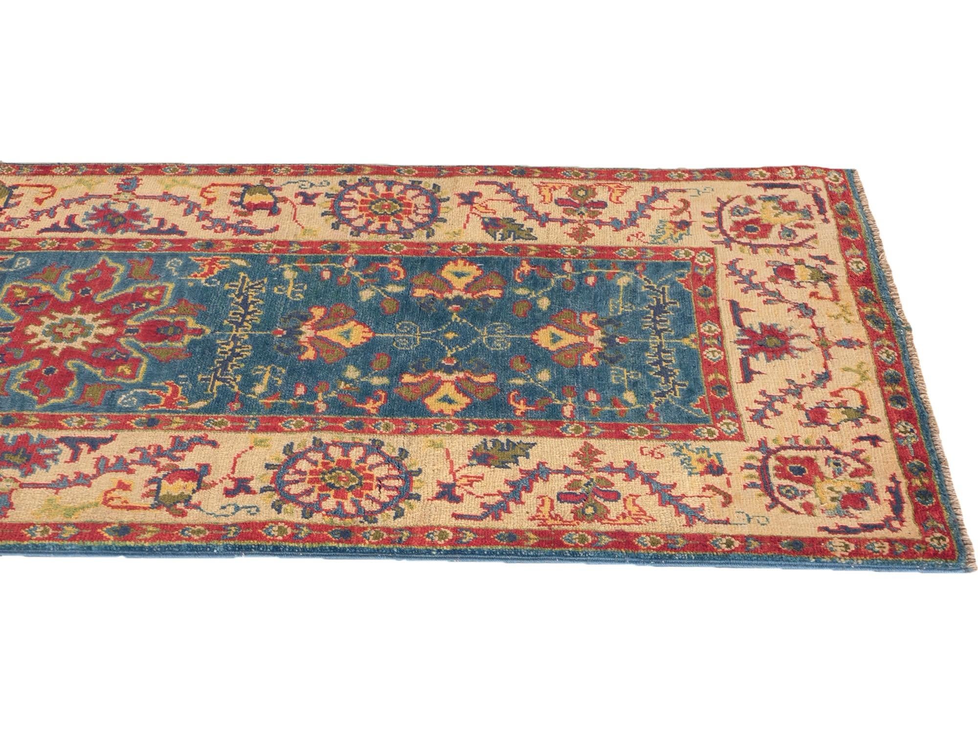 2' 8 x 6' 6 Hand Knotted Kazak Runner Rug