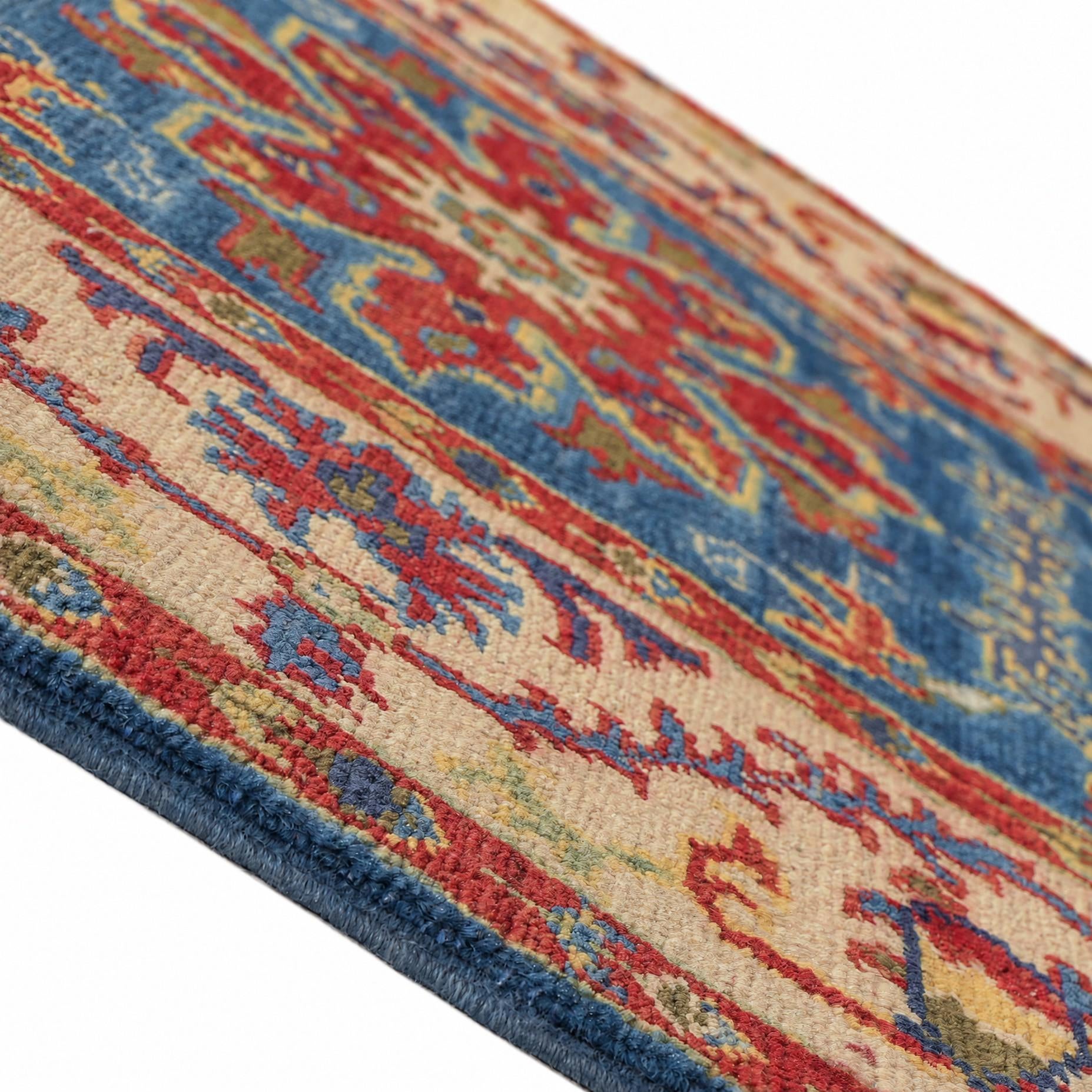 2' 8 x 6' 6 Hand Knotted Kazak Runner Rug